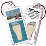 Load image into Gallery viewer, Destin, FL FootWhere® Souvenir Keychain. Made in USA-FootWhere® Souvenirs