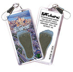 Load image into Gallery viewer, Detroit FootWhere® Souvenir Zipper-Pull. Made in USA.-FootWhere® Souvenirs