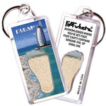 Load image into Gallery viewer, Dubai, UAE FootWhere® Souvenir Keychain. Made in USA-FootWhere® Souvenirs