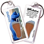 Load image into Gallery viewer, Denver FootWhere® Souvenir Keychain. Made in USA-FootWhere® Souvenirs
