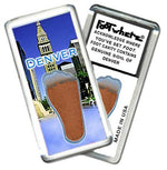 Load image into Gallery viewer, Denver FootWhere® Souvenir Fridge Magnet. Made in USA-FootWhere® Souvenirs