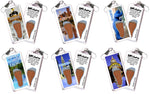 Load image into Gallery viewer, Denver FootWhere® Souvenir Zipper-Pulls 6 Piece Set. Made in USA-FootWhere® Souvenirs
