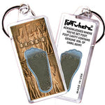Load image into Gallery viewer, Cairo FootWhere® Souvenir Keychains. 6 Piece Set. Made in USA-FootWhere® Souvenirs