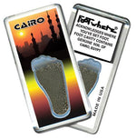 Load image into Gallery viewer, Cairo, Egypt FootWhere® Souvenir Fridge Magnet. Made in USA-FootWhere® Souvenirs