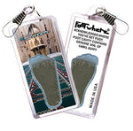 Load image into Gallery viewer, Cairo, Egypt FootWhere® Souvenir Zipper-Pull. Made in USA-FootWhere® Souvenirs
