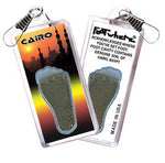 Load image into Gallery viewer, Cairo FootWhere® Souvenir Zipper-Pulls. 6 Piece Set. Made in USA-FootWhere® Souvenirs