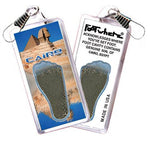 Load image into Gallery viewer, Cairo FootWhere® Souvenir Zipper-Pulls. 6 Piece Set. Made in USA-FootWhere® Souvenirs
