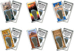 Load image into Gallery viewer, Cairo FootWhere® Souvenir Fridge Magnets. 6 Piece Set. Made in USA-FootWhere® Souvenirs