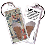 Load image into Gallery viewer, El Paso FootWhere® Souvenir Keychains. 6 Piece Set. Made in USA-FootWhere® Souvenirs