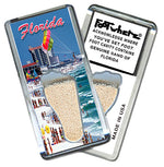 Load image into Gallery viewer, Florida FootWhere® Souvenir Magnets. 72 pieces/ 6 assorted styles.