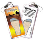 Load image into Gallery viewer, Fort Myers, FL FootWhere® Souvenir Zipper-Pull. Made in USA-FootWhere® Souvenirs