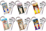 Load image into Gallery viewer, Fort Myers FootWhere® Souvenir Keychains. 6 Piece Set. Made in USA-FootWhere® Souvenirs
