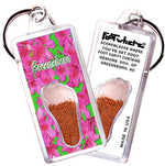 Load image into Gallery viewer, Greensboro FootWhere® Souvenir Keychains. 6 Piece Set. Made in USA-FootWhere® Souvenirs