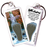 Load image into Gallery viewer, Grand Canyon FootWhere® Souvenir Keychains. 6 Piece Set. Made in USA-FootWhere® Souvenirs
