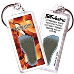 Load image into Gallery viewer, Grand Canyon, AZ FootWhere® Souvenir Keychain. Made in USA-FootWhere® Souvenirs