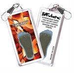 Load image into Gallery viewer, Grand Canyon, AZ FootWhere® Zipper-Pull. Made in USA-FootWhere® Souvenirs