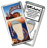 Load image into Gallery viewer, Galveston, TX FootWhere® Souvenir Fridge Magnet. Made in USA-FootWhere® Souvenirs