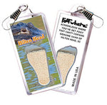 Load image into Gallery viewer, Hilton Head FootWhere® Souvenir Zipper-Pulls. 6 Piece Set. Made in USA - FootWhere® Souvenir Shop