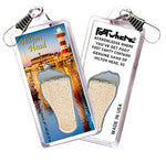 Load image into Gallery viewer, Hilton Head FootWhere® Souvenir Zipper-Pulls. 6 Piece Set. Made in USA - FootWhere® Souvenir Shop