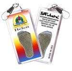 Load image into Gallery viewer, Helen, GA FootWhere® Souvenir Zipper-Pull. Made in USA-FootWhere® Souvenirs