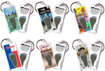 Load image into Gallery viewer, Houston FootWhere® Souvenir Keychains. 6 Piece Set. Made in USA - FootWhere® Souvenir Shop