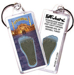 Load image into Gallery viewer, Istanbul FootWhere® Souvenir Keychains. 6 Piece Set. Made in USA - FootWhere® Souvenir Shop