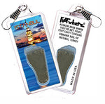Load image into Gallery viewer, Istanbul FootWhere® Souvenir Zipper-Pulls. 6 Piece Set. Made in USA - FootWhere® Souvenir Shop