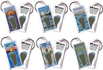 Load image into Gallery viewer, Istanbul FootWhere® Souvenir Keychains. 6 Piece Set. Made in USA - FootWhere® Souvenir Shop