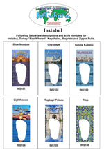 Load image into Gallery viewer, Istanbul FootWhere® Souvenir Magnet. Made in USA-FootWhere® Souvenirs