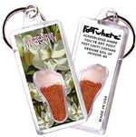 Load image into Gallery viewer, Jackson, MS FootWhere Souvenir Keychain. Made in USA-FootWhere Souvenirs