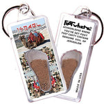 Load image into Gallery viewer, Jerusalem FootWhere® Souvenir Keychain. Made in USA-FootWhere® Souvenirs
