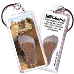 Load image into Gallery viewer, Jerusalem FootWhere® Souvenir Keychain. Made in USA-FootWhere® Souvenirs