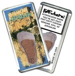 Load image into Gallery viewer, Jerusalem FootWhere Souvenir Fridge Magnet. Made in USA-FootWhere Souvenirs
