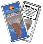Load image into Gallery viewer, Jerusalem FootWhere Souvenir Fridge Magnet. Made in USA-FootWhere Souvenirs