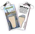 Load image into Gallery viewer, Jacksonville FootWhere® Souvenir Zipper-Pull. Made in USA-FootWhere® Souvenirs