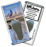 Load image into Gallery viewer, Kansas City FootWhere® Souvenir Fridge Magnet. Made in USA-FootWhere® Souvenirs