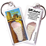 Load image into Gallery viewer, Fort Lauderdale FootWhere® Souvenir Key Chain. Made in USA-FootWhere® Souvenirs