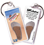 Load image into Gallery viewer, Las Vegas FootWhere® Souvenir Keychain. Made in USA-FootWhere® Souvenirs