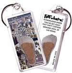 Load image into Gallery viewer, Las Vegas FootWhere® Souvenir Keychain. Made in USA-FootWhere® Souvenirs