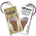 Load image into Gallery viewer, Louisville FootWhere® Souvenir Keychain. Made in USA-FootWhere® Souvenirs