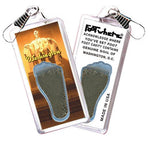 Load image into Gallery viewer, Washington, D.C. FootWhere® Souvenir Zipper-Pulls. 6 Piece Set. Made in USA - FootWhere® Souvenir Shop