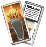 Load image into Gallery viewer, Washington, D.C. FootWhere® Souvenir Keychain. Made in USA-FootWhere® Souvenirs