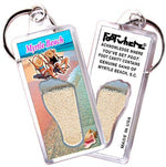 Load image into Gallery viewer, Myrtle Beach FootWhere® Souvenir Key Chain. Made in USA-FootWhere® Souvenirs
