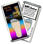Load image into Gallery viewer, Myrtle Beach FootWhere® Souvenir Magnet. Made in USA-FootWhere® Souvenirs
