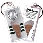 Load image into Gallery viewer, Manchester FootWhere® Souvenir Keychain. Made in USA-FootWhere® Souvenirs