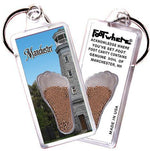 Load image into Gallery viewer, Manchester FootWhere® Souvenir Keychain. Made in USA-FootWhere® Souvenirs