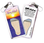 Load image into Gallery viewer, Marco Island FootWhere® Souvenir Zipper-Pull. Made in USA-FootWhere® Souvenirs