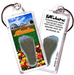Load image into Gallery viewer, Milwaukee FootWhere® Souvenir Keychains. 6 Piece Set. Made in USA - FootWhere® Souvenir Shop