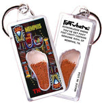 Load image into Gallery viewer, Memphis FootWhere® Souvenir Keychain. Made in USA-FootWhere® Souvenirs