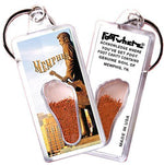 Load image into Gallery viewer, Memphis FootWhere® Souvenir Keychain. Made in USA-FootWhere® Souvenirs